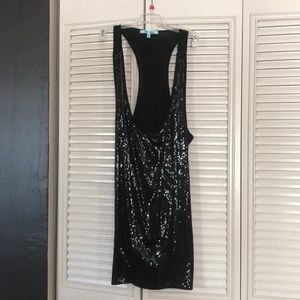 Black sequin Tank